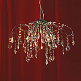 Люстра потолочная хрустальная галогеновая Lussole LSQ-7403-10