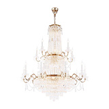 Люстра подвесная хрустальная Maytoni DIA890-PL-42-G