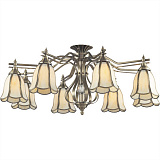 Люстра потолочная N-Light 662-08-52