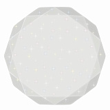 Светильник накладный светодиодный Uniel ULI-D226 72W/SW/50 Diamond с пультом д/у