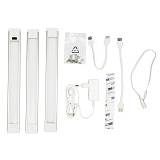 Светильник мебельный светодиодный Uniel ULM-F44-3X3W/4500K/Dim Sensor IP20 Silver