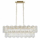 Люстра подвесная хрустальная галогеновая Zumaline P0475-10C-F7AC