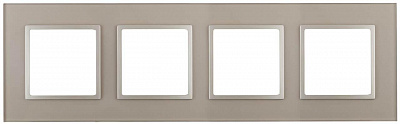 Рамка 4-постовая ЭРА Elegance 14-5104-04 Б0034527