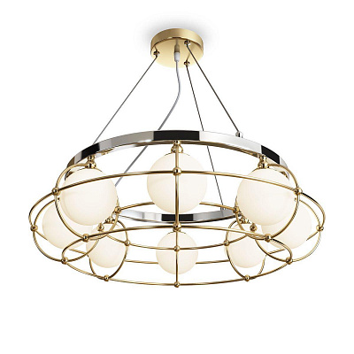 Люстра подвесная галогеновая Maytoni MOD312PL-08GCH