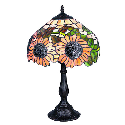 Настольная лампа с абажуром Omnilux OML-80404-01