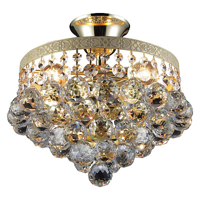 Люстра  потолочная хрустальная Toplight TL7230X-04WG