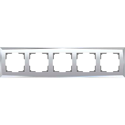 Рамка на 5 постов зеркальная Werkel W0051220 4690389158896